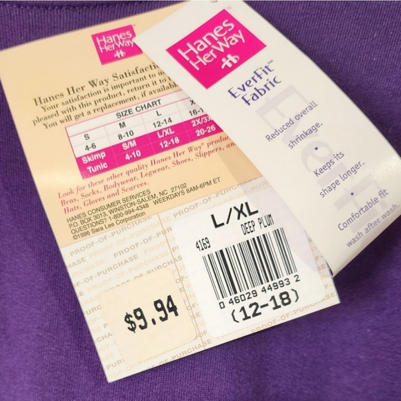 Hanes Long Purple Sweater - Picture 3 of 7